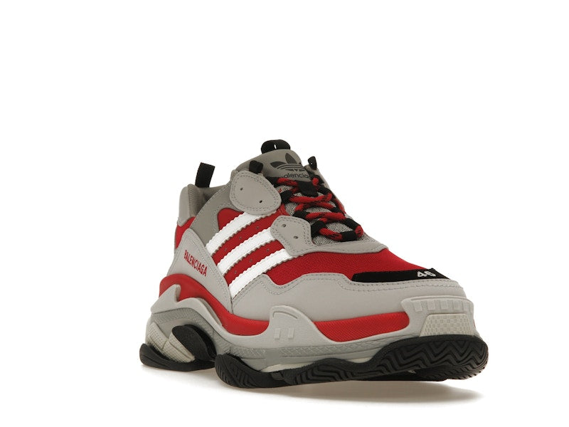 Balenciaga x adidas Triple S Red Grey Black