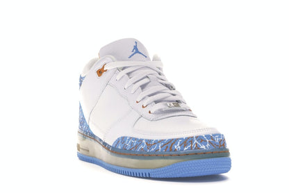 Jordan AJF 3 White University Blue Sunset