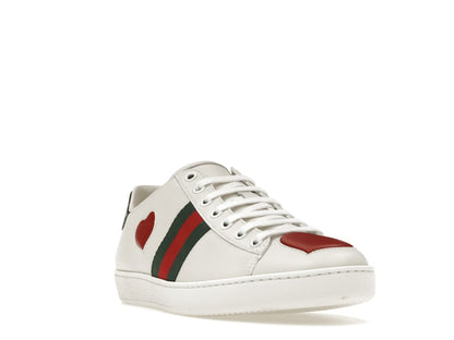 Gucci Ace Embroidered Hearts (Women's)