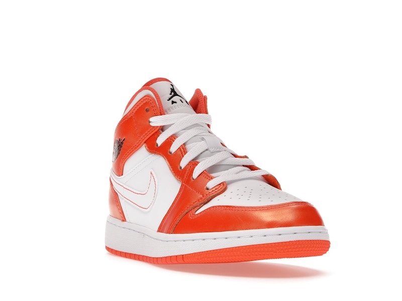 Jordan 1 Mid Metallic Orange (GS)