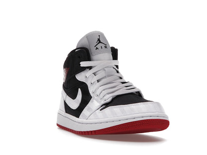 Jordan 1 Mid SE Utility Canvas White Black Gym Red (Women's)