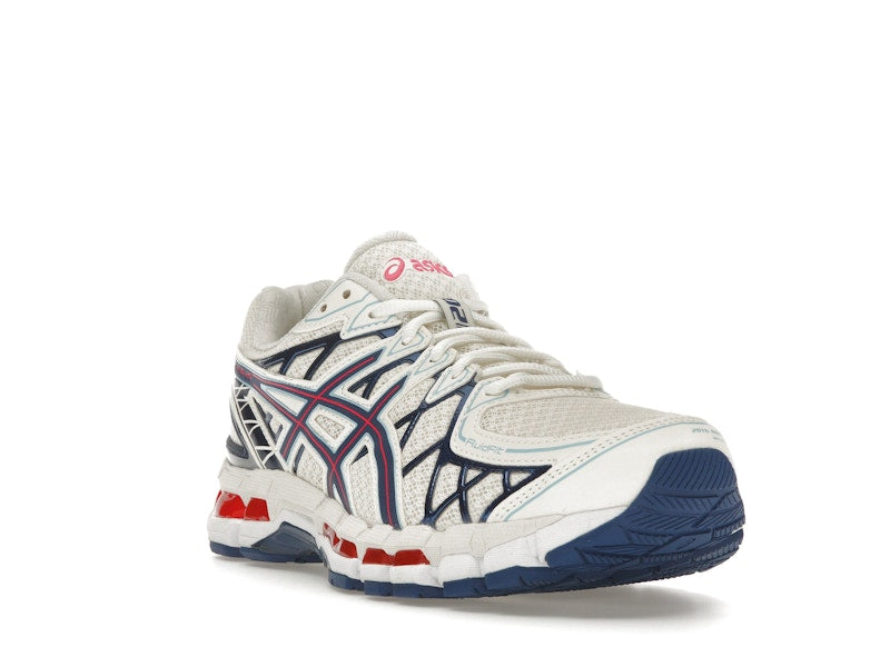 ASICS Gel-Kayano 20 Cream Blue Red
