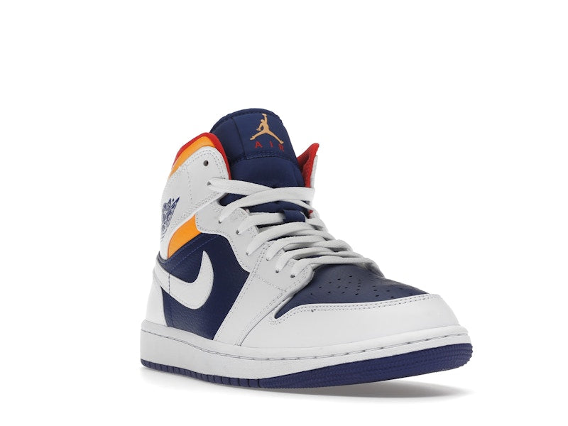 Jordan 1 Mid Royal Blue Laser Orange