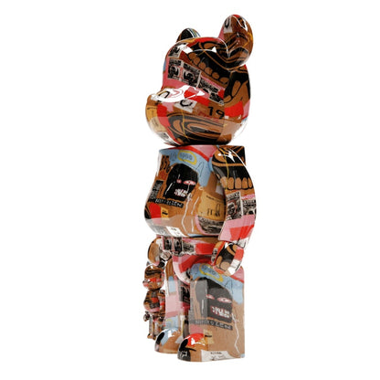 Bearbrick Andy Warhol x JEAN-MICHEL BASQUIAT #2 100% & 400% Set