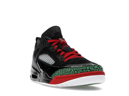 Jordan Spizike Low Black Classic Green White Varsity Red