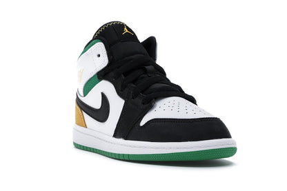 Jordan 1 Mid SE White Laser Orange Lucky Green (PS)
