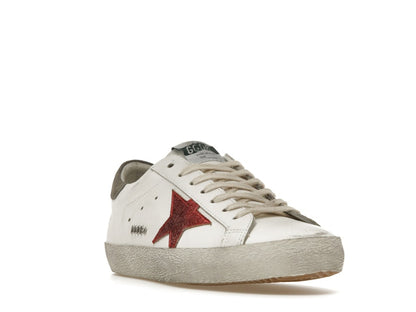 Golden Goose Super-Star White Red Grey