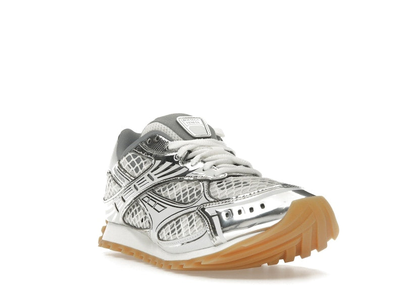 Bottega Veneta Orbit Silver White (Women's)