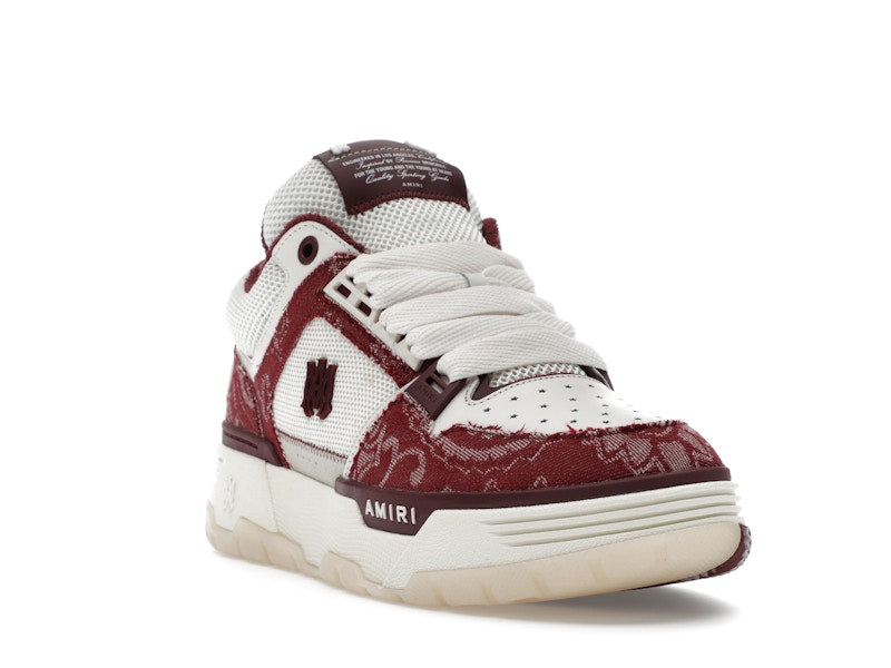 AMIRI MA-1 Bandana Denim Burgundy