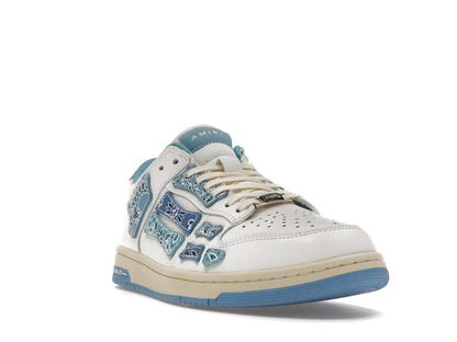 AMIRI Skel Top Low Bandana White Light Blue
