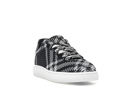 Burberry Check Knit Box Sneaker Black White (Women's)
