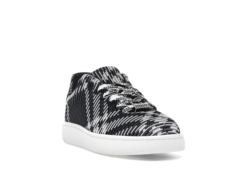 Burberry Check Knit Box Sneaker Black White (Women's)