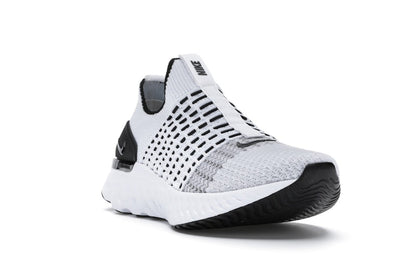 Nike React Phantom Run Flyknit 2 White Black