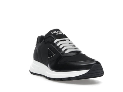 Prada PRAX 01 Sneakers Re-Nylon Brushed Leather Black White