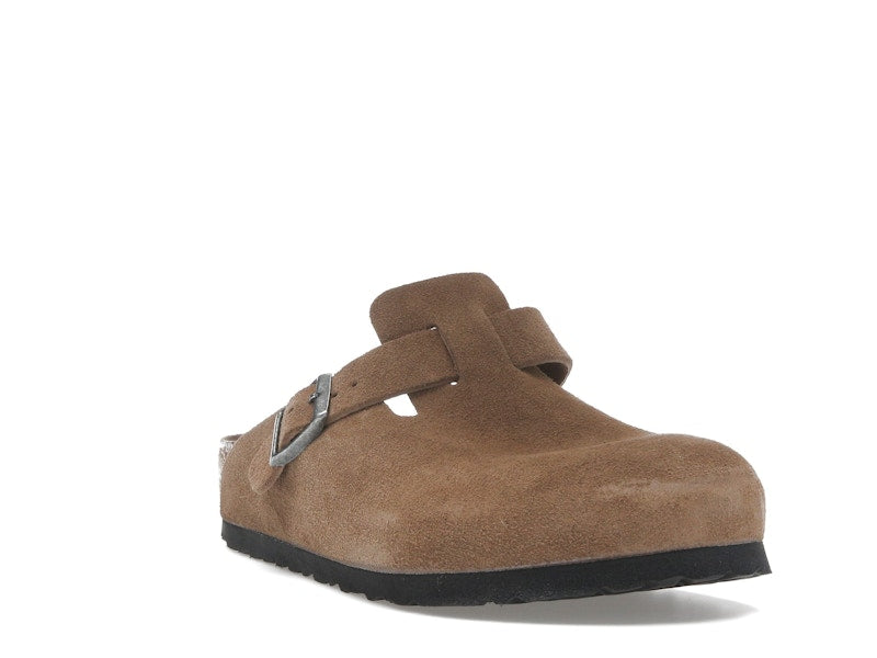 Birkenstock Boston Soft Footbed Suede Dark Tea Tonal