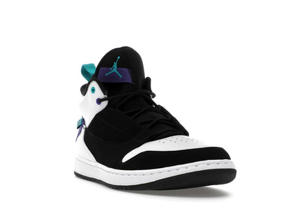 Jordan Fadeaway Black White Grape