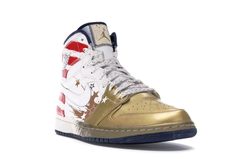 Jordan 1 Retro Dave White Wings For the Future Gold