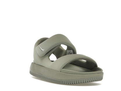 Nike Calm Sandal Light Army Metallic Silver (Women's)