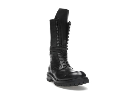 Rick Owens Army Laced Boot Black