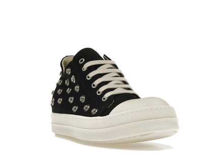 Rick Owens DRKSHDW Low Sneaks Eyelet Black Milk