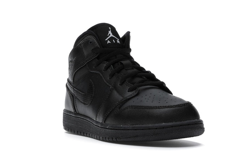 Jordan 1 Retro Mid Black (2016) (GS)