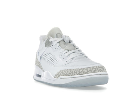 Jordan Spizike Low White Metallic Silver Barely Blue Neutral Grey