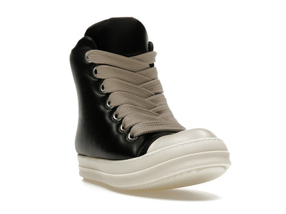 Rick Owens Jumbo Lace Padded Sneaks Black Milk