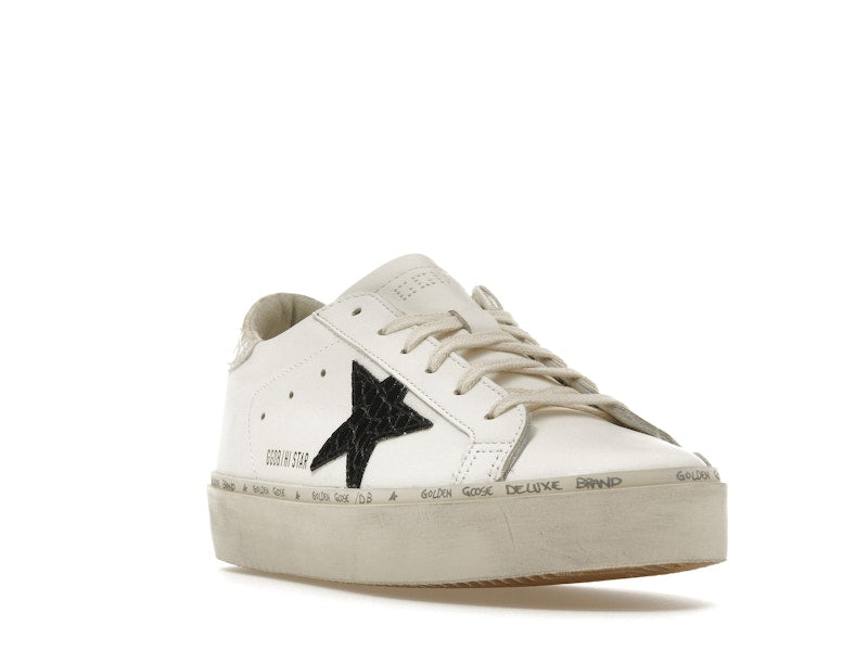 Golden Goose Hi Star White Black Star (Women's)