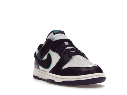 Nike Dunk Low Chenille Swoosh Sail Grand Purple