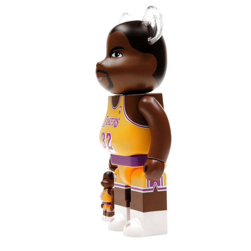 Bearbrick NBA Magic Johnson (Los Angeles Lakers) 100% & 400% Set