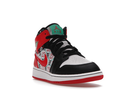 Jordan 1 Mid SE Ugly Christmas Sweater (GS)