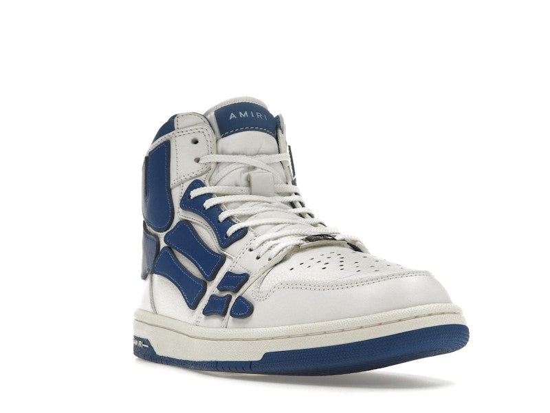 AMIRI Skel Panelled High Top White Blue