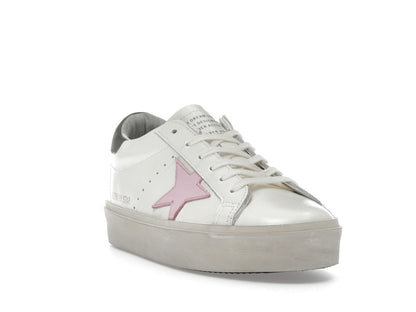 Golden Goose Hi Star White Pink Silver (Women's)