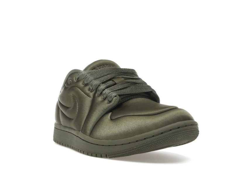 Jordan 1 Low Method of Make Satin Medium Olive (Women's)