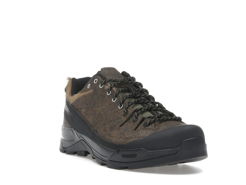 Salomon X-ALP Low Distressed Leather Dark Earth Black