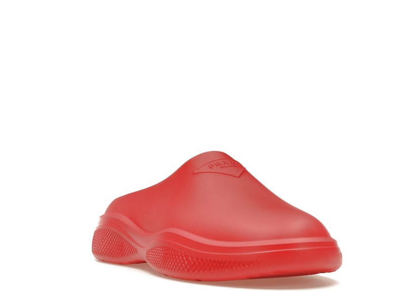 Prada Foam Rubber Mule Red