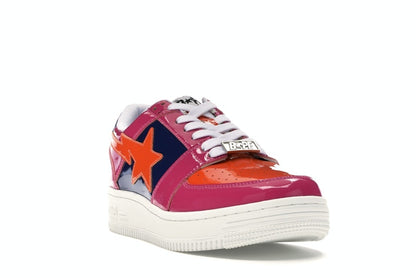 A Bathing Ape Bape Sta Low Color Block Pink Orange Navy