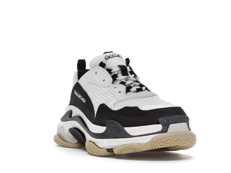Balenciaga Triple S White Black