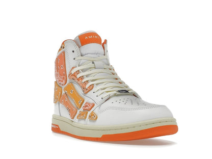 AMIRI Skel Top Hi Bandana White Orange
