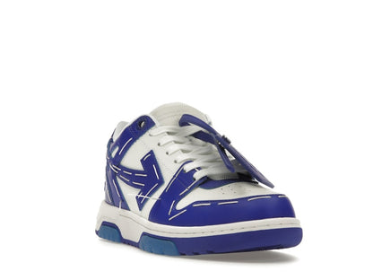 OFF-WHITE Out Of Office Sartorial Stitching White Dark Blue (Women's)