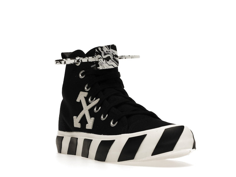 OFF-WHITE Vulcanized Mid Top Black White