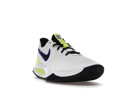 Nike Precision 5 White Barely Volt