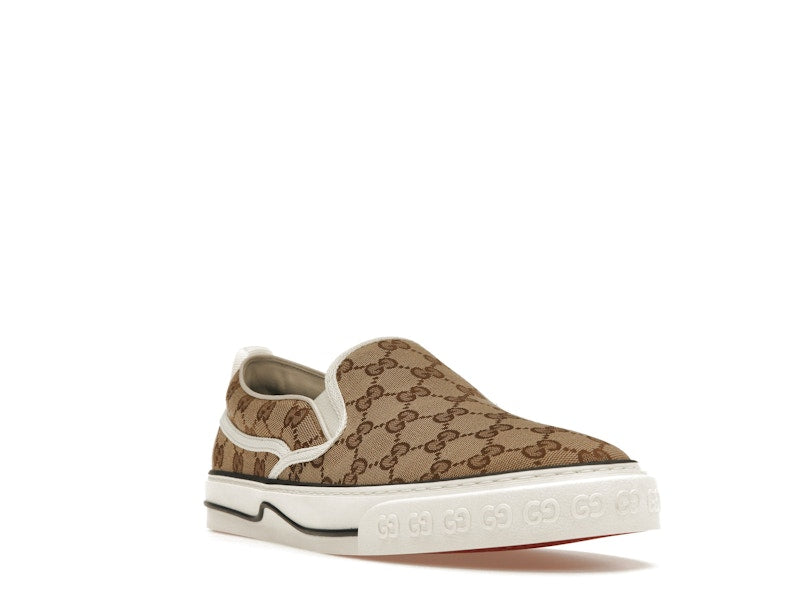 Gucci Tennis 1977 Slip On Beige Ebony
