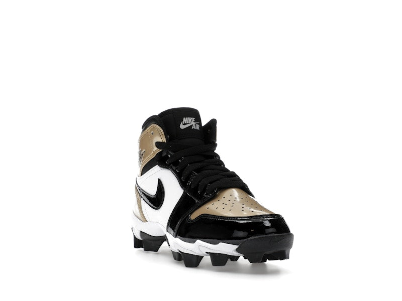 Jordan 1 Mid Cleat Patent Gold Toe (GS)