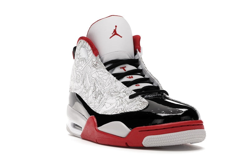 Jordan Dub Zero White Varsity Red