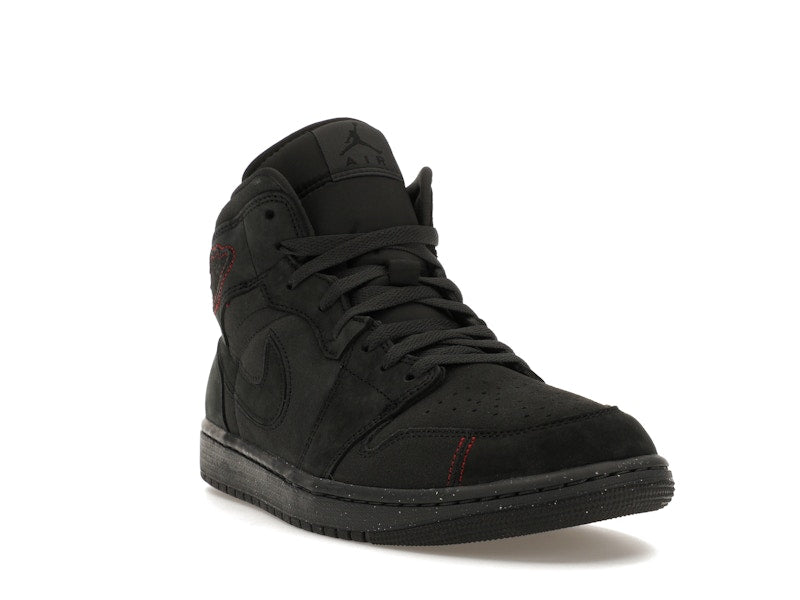 Jordan 1 Mid SE Craft Dark Smoke Red