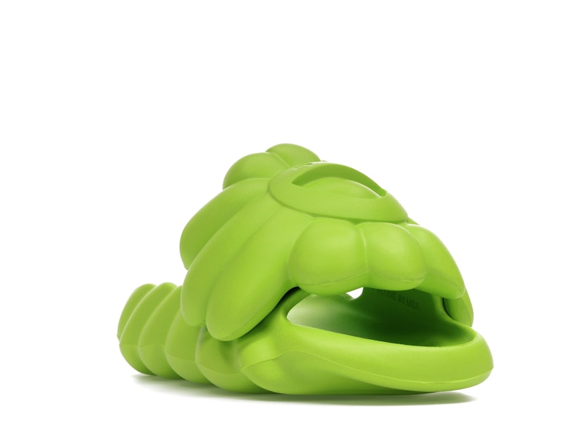 Takashi Murakami Ohana Full-Bloom Slide Lime Zest