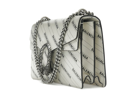Gucci x Balenciaga The Hacker Project Small Dionysus Bag White