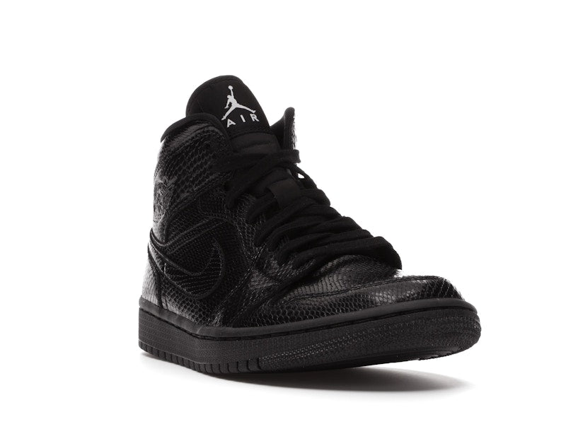 Jordan 1 Mid Black Snakeskin (Women's)