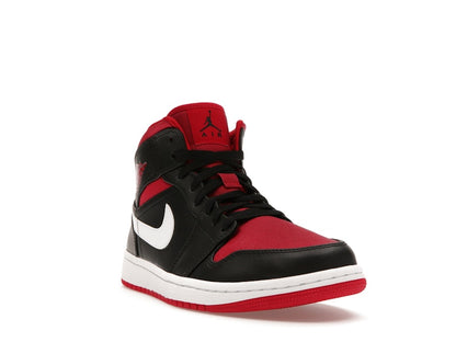 Jordan 1 Mid Black Gym Red White